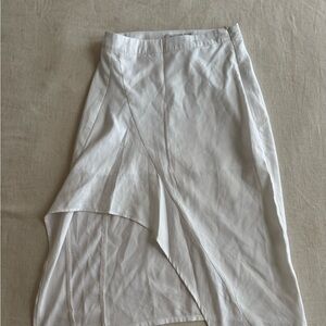 Elegant White Women's Skirt
